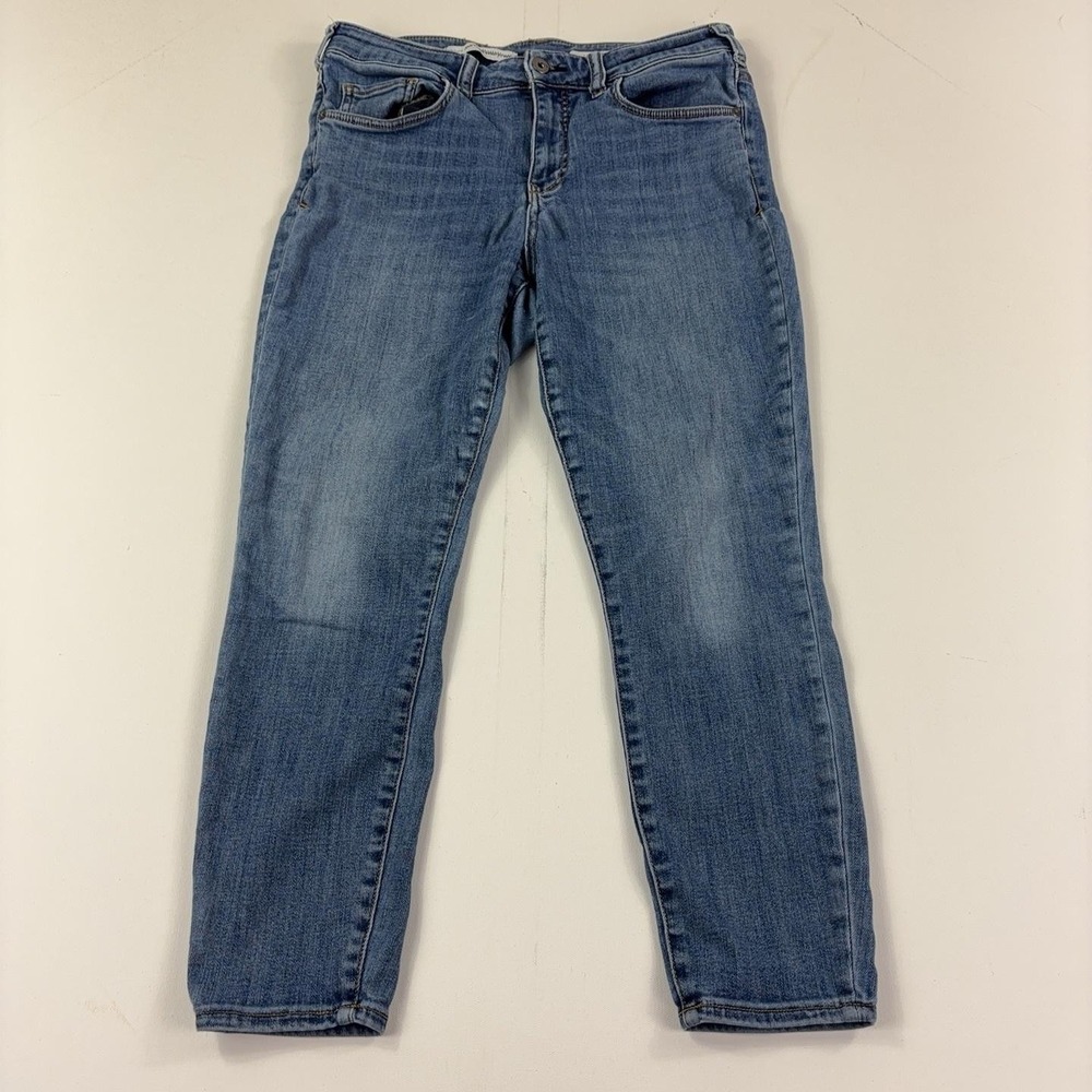 Pilcro High-Rise Denim Legging Jeans Womens 31P Petite Blue Medium Wash Jegging
